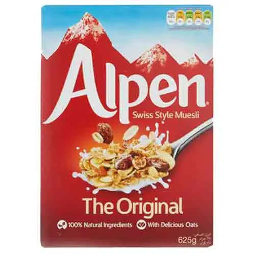 CEREALS MUESLI ORIGINAL ALPEN ( 625 GM )