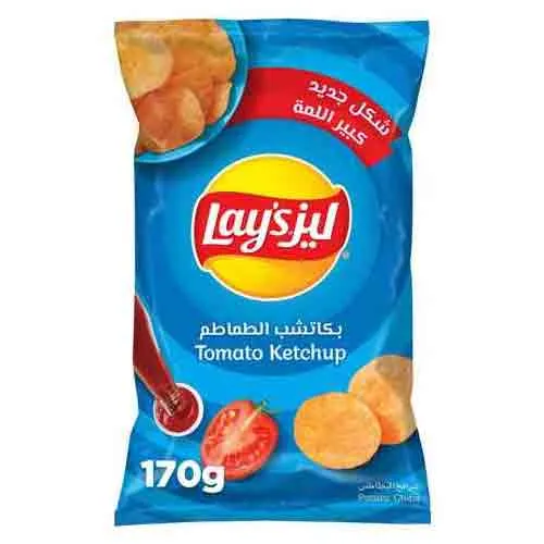 CHIPS KETCHUP LAYS ( 170 gm )