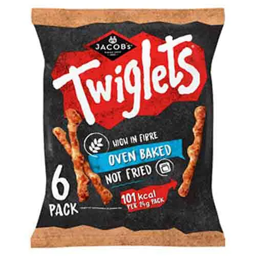 CRUNCHY SAVOURY STICKS TWIGLETS ( 6 X 24 GM ) 
