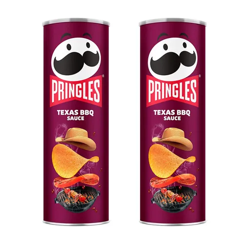 CHIPS BARBEQUE PRINGLES ( 2 X 165 gm )