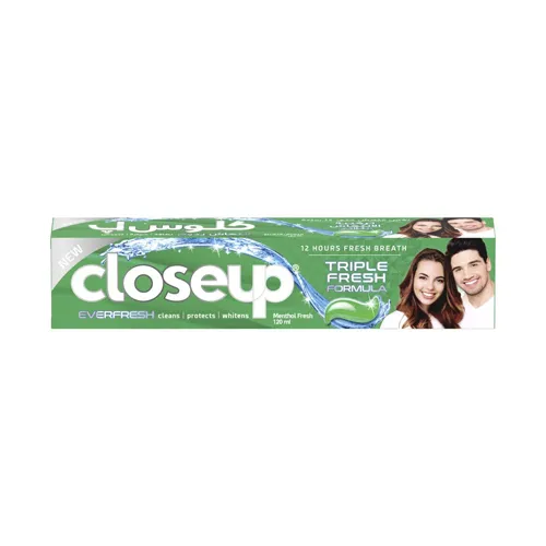 TOOTHPASTE ANTI-BACTERIAL MENTHOL FRESH CLOSE-UP  ( 120 gm )