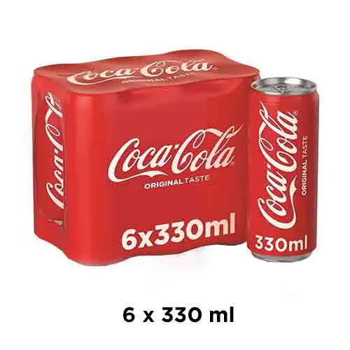 COCA COLA CAN ( 6 X 330 ml )