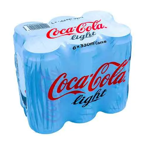 COCA COLA LIGHT CAN ( 6 X 330 ml )