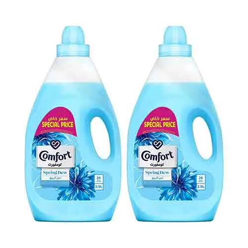 FABRIC SOFTENER SPRING DEW COMFORT ( 2 X 2.9 LTR )