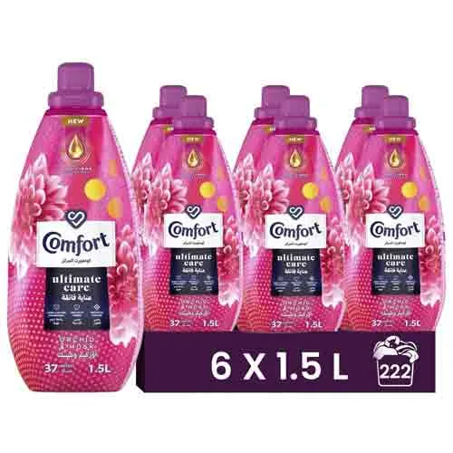 FABRIC SOFTENER CONCENT ULTI-CARE ORCHID-MUSK COMFORT ( 6 X 1500 ml )