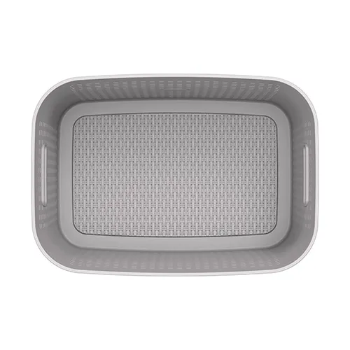 Cosmoplast Laundry Basket Grey 50 L Pc