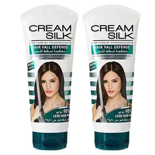 CONDITIONER HAIR FALL DEFENSE CREAM SILK ( 2 X 180 ml )