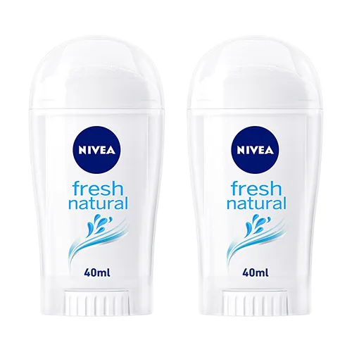 DEODORANT STICK FRESH NATURAL WOMEN NIVEA ( 2 X 40 ml )