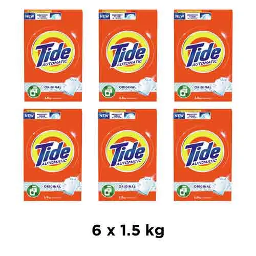 DETERGENT POWDER GREEN TIDE ( 6 X 1.5 kg ) 