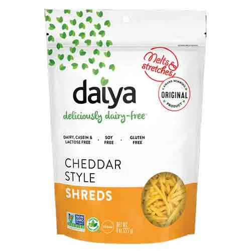 CHEESE CHEDDAR SHREDDED DAIYA ( 227 gm )