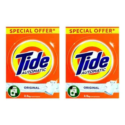 DETERGENT POWDER ANTI BACTERIAL AUTOMATIC TIDE ( 2 X 2.5 KG )