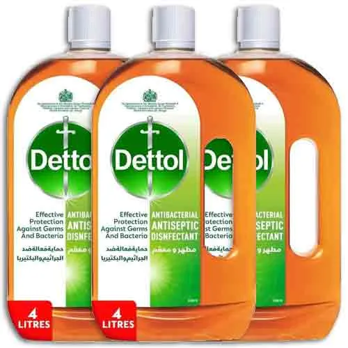 ANTISEPTIC DISINFECTANT DETTOL (3 X 4 LTR)