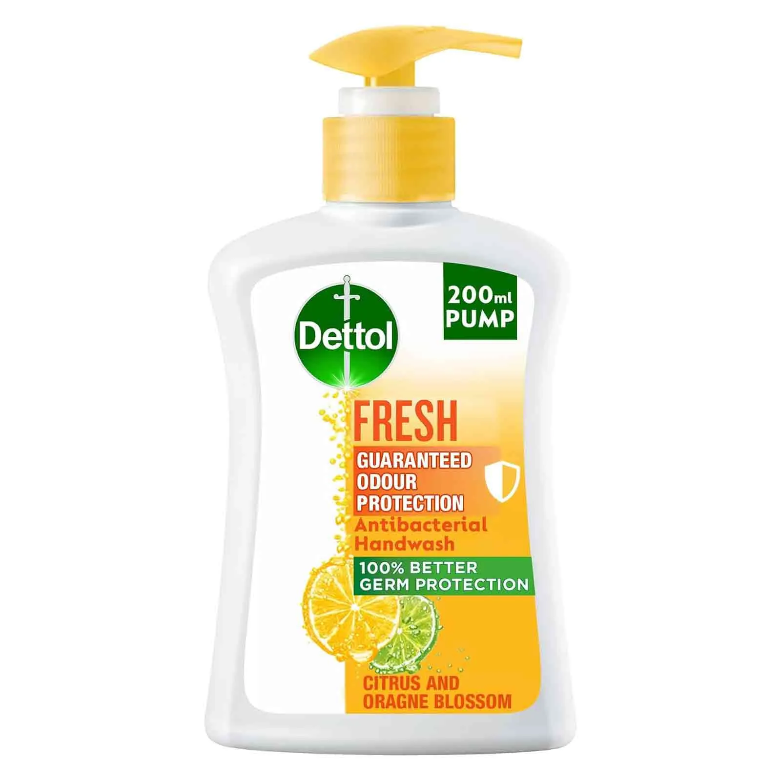 HAND WASH ANTIBAC CITRUS & ORANGE BLOSSOM FRESH DETTOL (200 ML)