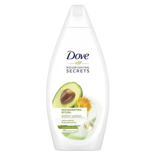 BODY WASH NOURISHING AVOCADO OIL & CALENDULA EXTRACT DOVE (500 ml)