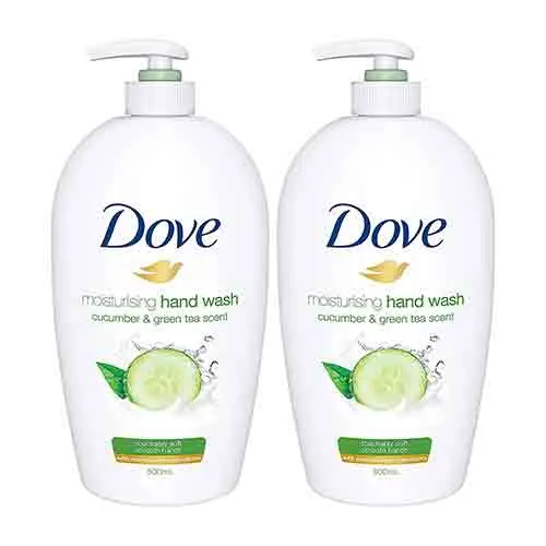 HAND WASH REFRESHING CUCUMBER & GREEN TEA DOVE ( 2 X 500 ML )