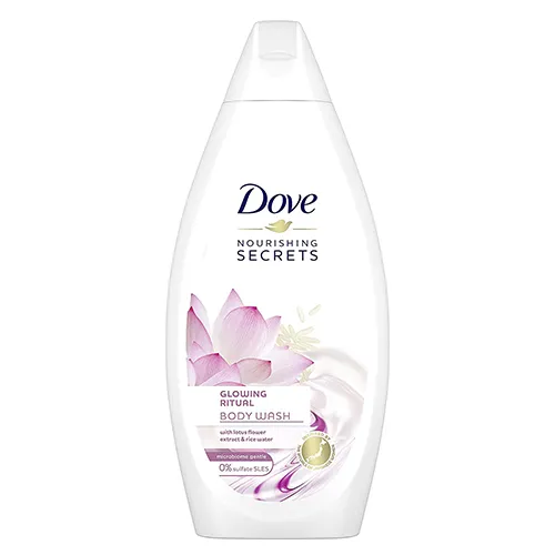 BODY WASH GLOWING RITUALS WITH LOTUS FLOWER EXTRACT & RICE MILK DOVE (500 ML)