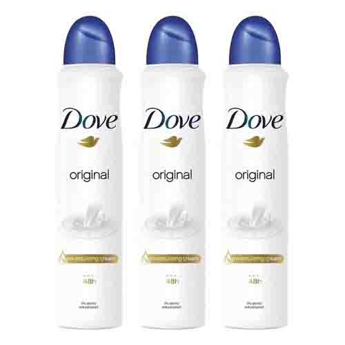 DEODORANT SPRAY ORIGINAL DOVE ( 3 X 250 ML )