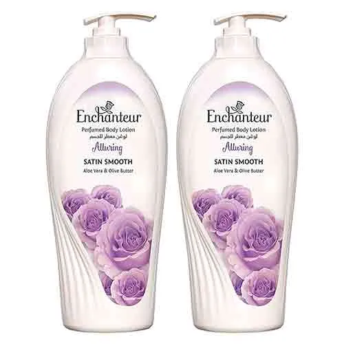 BODY LOTION SATIN SMOOTH ALLURING ENCHANTEUR (2 X 500 ml)
