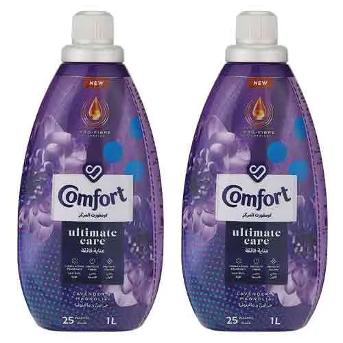 FABRIC SOFTENER CONC.LAVENDER & MAGNOLIA COMFORT ( 2 X 1 LTR )