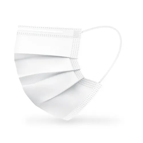 FACE MASK WHITE DISPOSABLE 3 PLY ( 50 PCS )