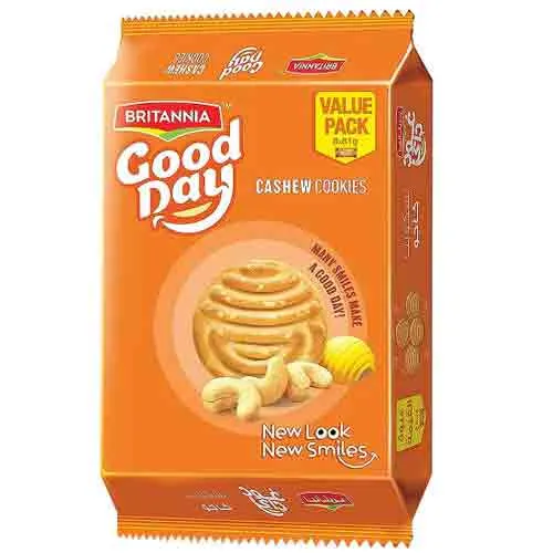 COOKIES CASHEW GOOD DAY BRITANNIA ( 8 X 81 gm )