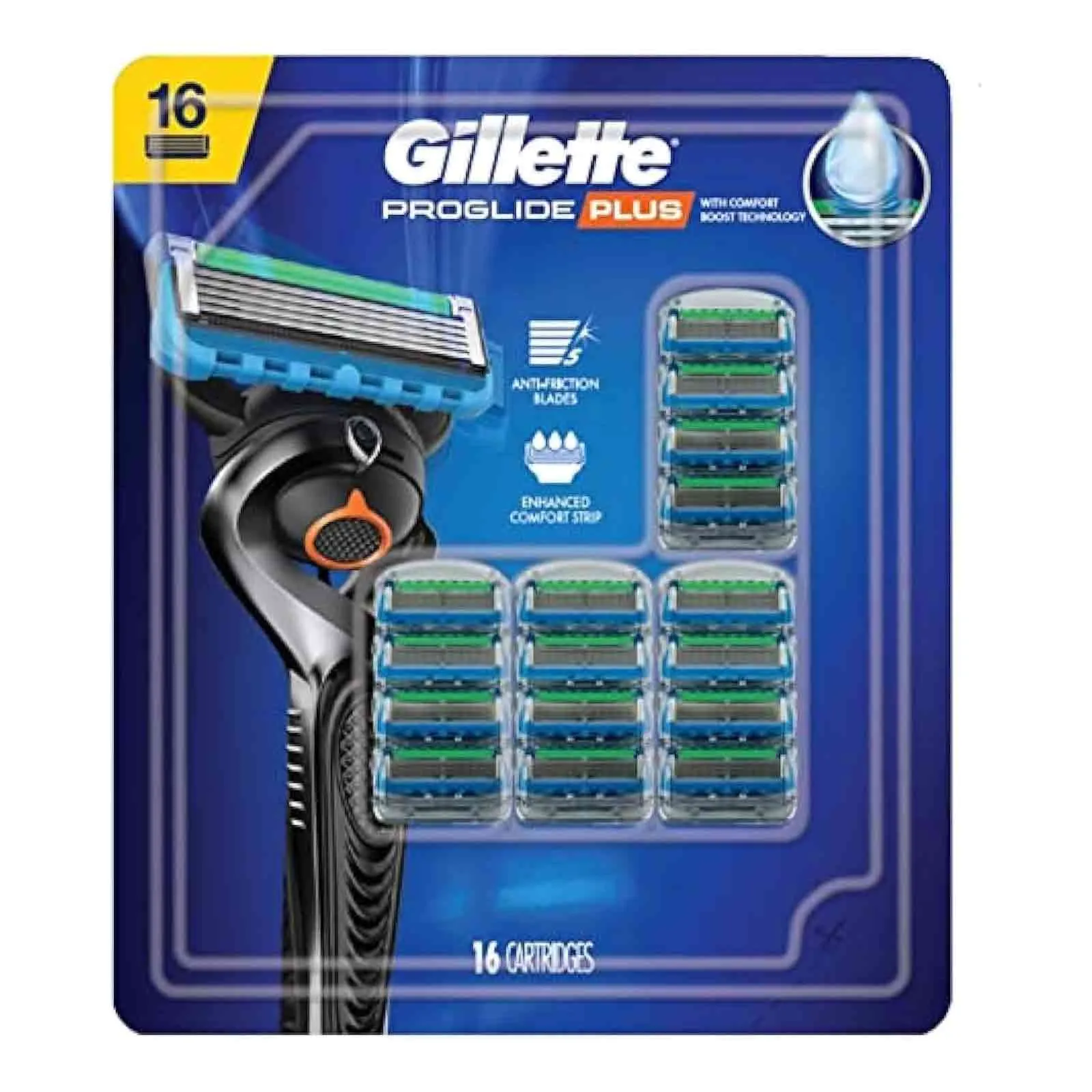 BLADE PROGLIDE PLUS CLOSENESS & COMFRT GILLETTE ( 16 PCS )