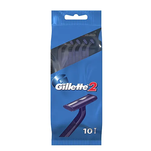 RAZORS DISPOSABLE 2 GILLETTE ( 10 PCS )