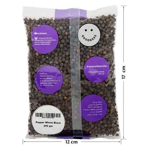 Goodness Black Pepper Whole 200 g