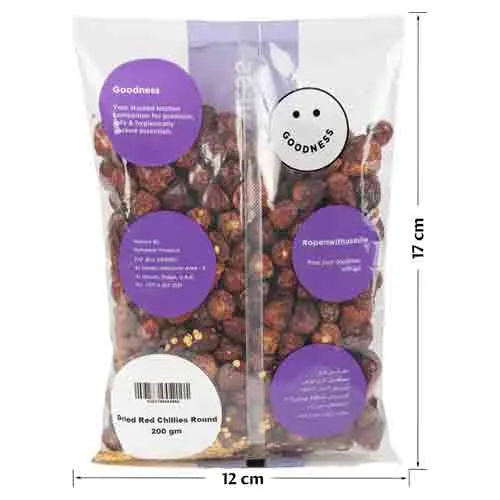 Goodness Dried Red Chillies Round 200 g