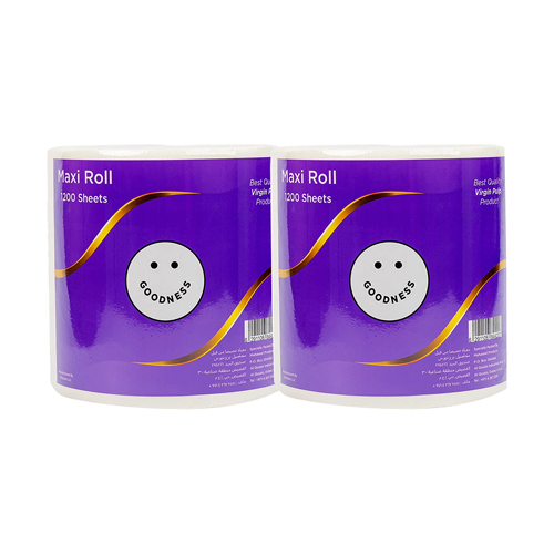  Goodness Maxi Roll Embossed 1200 Sheets 1 x 2 Roll