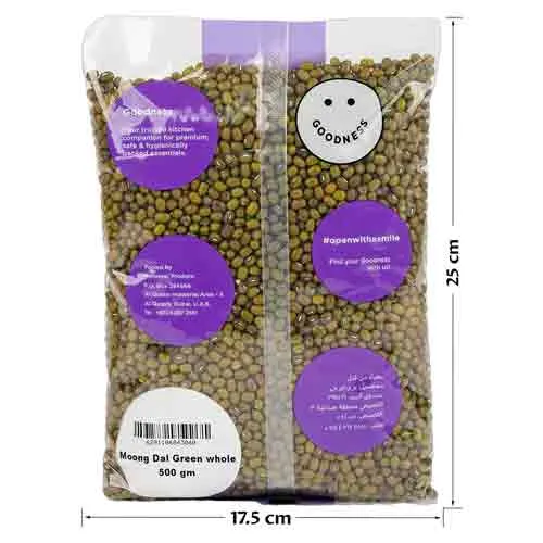  Goodness Moong Dal Green Whole 500 g