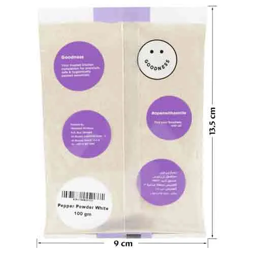Goodness Pepper Powder White 100 g