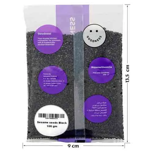 Goodness Sesame Seeds Black 100 g