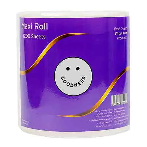 MAXI ROLL EMBOSSED 1 PLY - 1200 SHEETS GOODNESS ( ROLL ) 