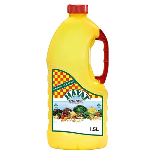 OIL PURE VEGETABLE PALM OLEIN HAYAT (1.5 LTR)