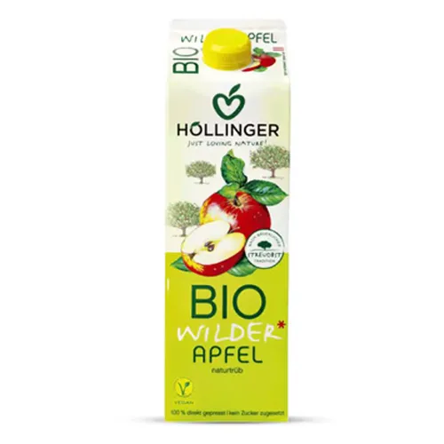 JUICE BIO ORGANIC WILD APPLE HOLLINGER (1 LTR)