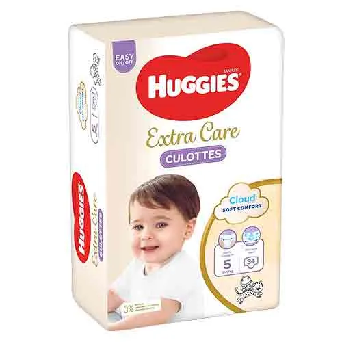 DIAPER EXTRA CARE SIZE 5 HUGGIES ( 1 X 34 PCS )