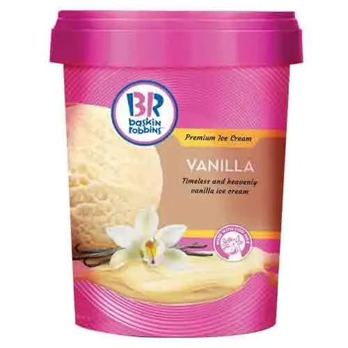 ICE CREAM VANILLA BASKIN ROBBINS ( 400 ML )