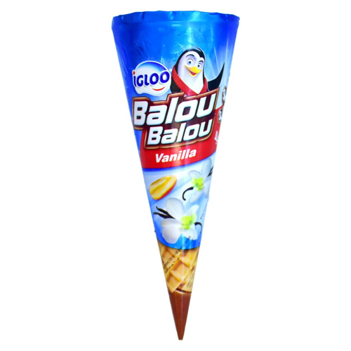 ICE CREAM CONE VANILLA BALOU BALOU IGLOO ( 120 ml )