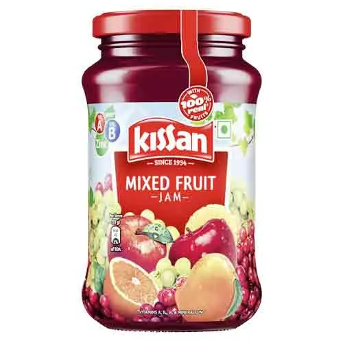 JAM MIXED FRUIT KISSAN ( 500 gm )
