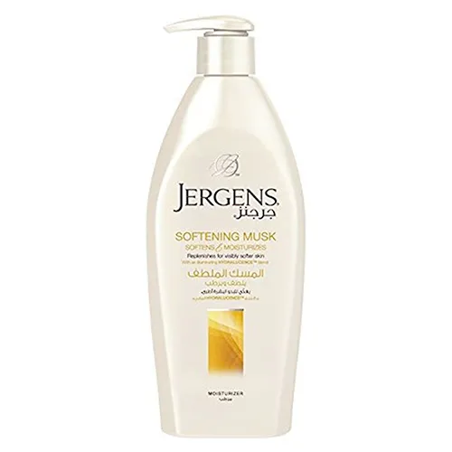 BODY LOTION SOFTENING MUSK DRY SKIN MOISTURE JERGENS (400 ml)