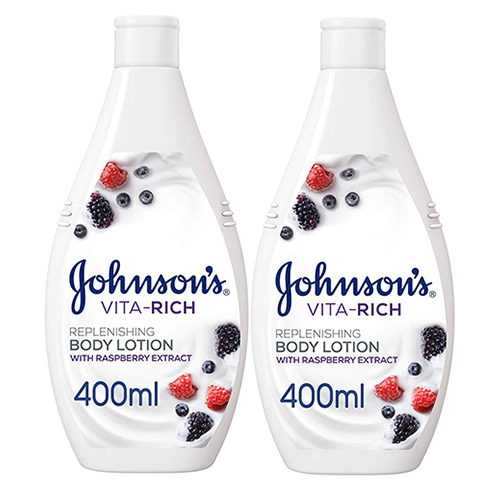 BODY LOTION VITA RICH REPLENISHING JOHNSONS ( 2 X 400 ml )