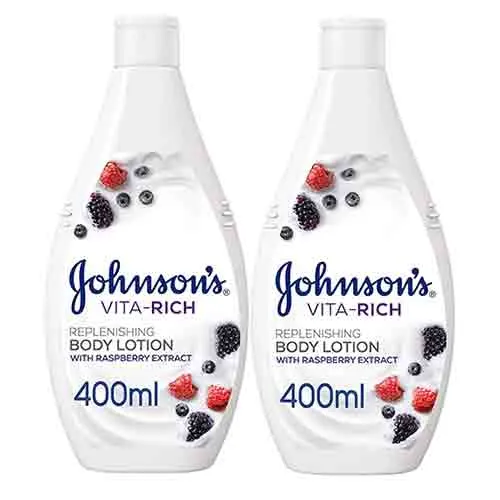 BODY LOTION VITA RICH REPLENISHING JOHNSONS ( 2 X 400 ml )