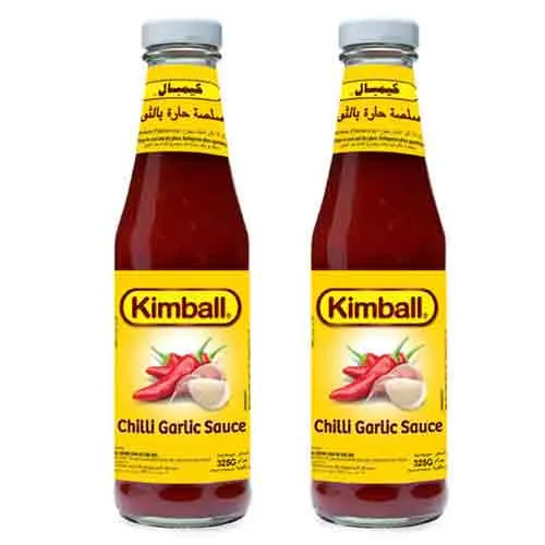SAUCE CHILLI GARLIC KIMBALL (2 X 325 gm)