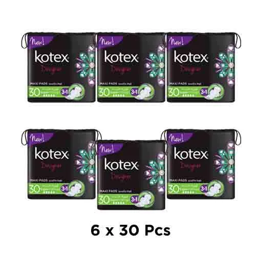 SANITARY PAD MAXI SUPER WING KOTEX  ( 6 X 30 )