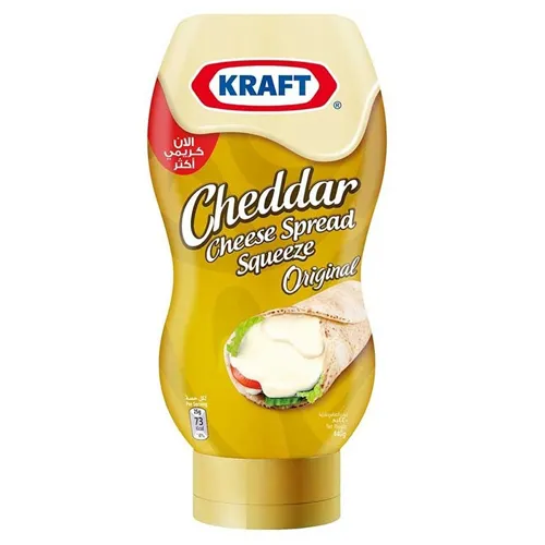 CHEESE CHEDDAR SPREAD SQUEEZE KRAFT ( 440 GM )