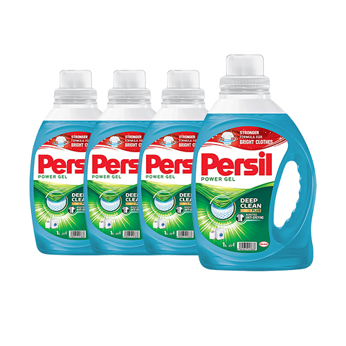 LAUNDRY LIQUID ADVANCED POWER GEL PERSIL (4 X 1 LTR)
