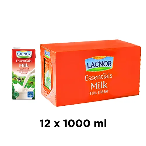 MILK FULL CREAM LACNOR ( 12 x 1 LTR )