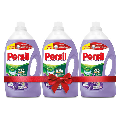 LAUNDRY LIQUID POWER GEL LAVENDER PERSIL (3 X 4.8 LTR)