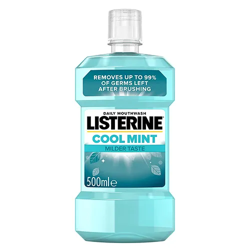 MOUTH WASH COOL MINT MILDER TASTE LISTERINE ( 500 ML )